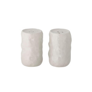 Tinde Salt & Pepper Shaker, White, Stoneware 调味罐