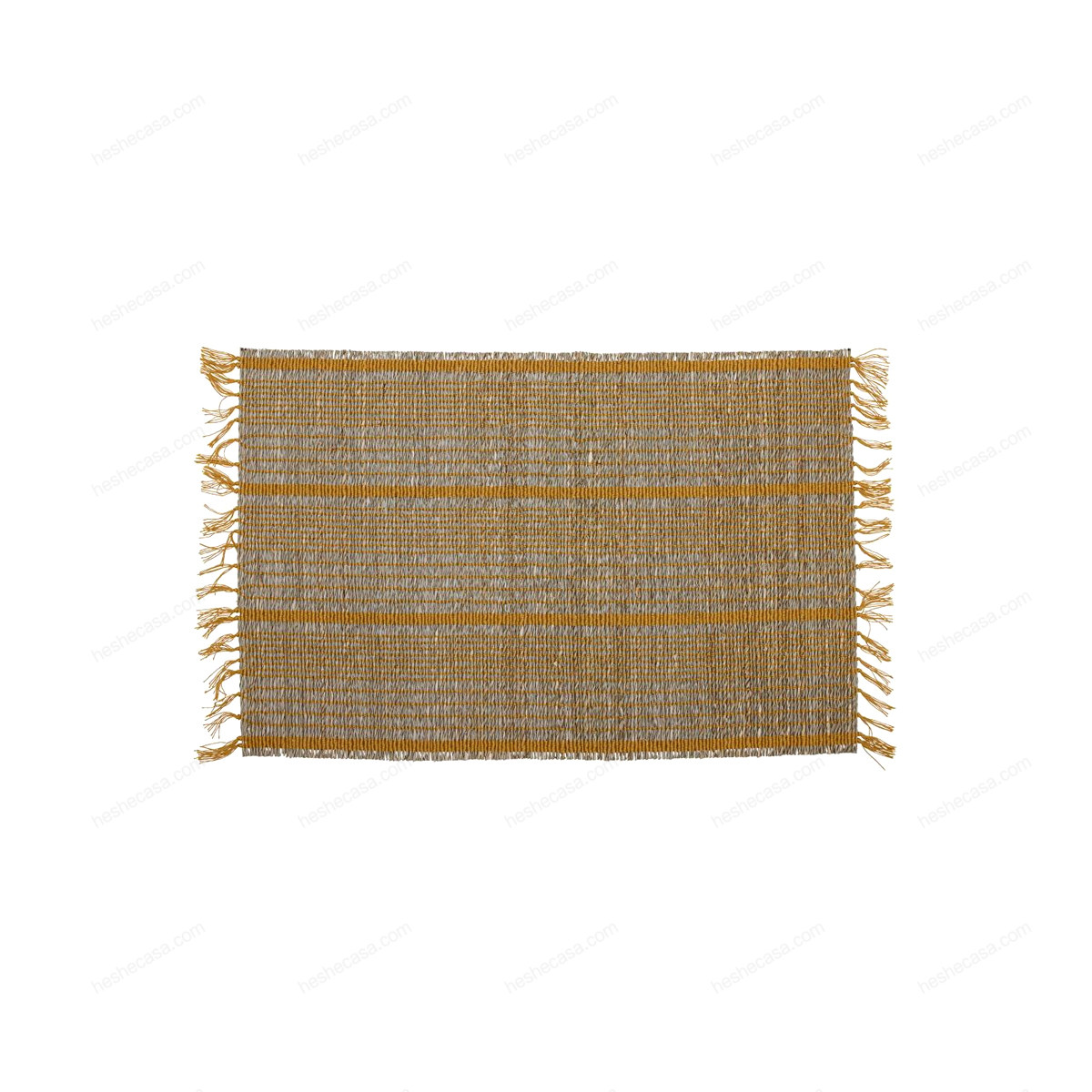 Zoee Placemat, Yellow, Seagrass 餐垫