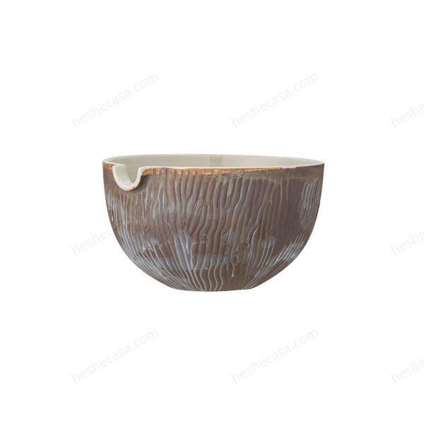 Toula Bowl, Brown, Stoneware 碗