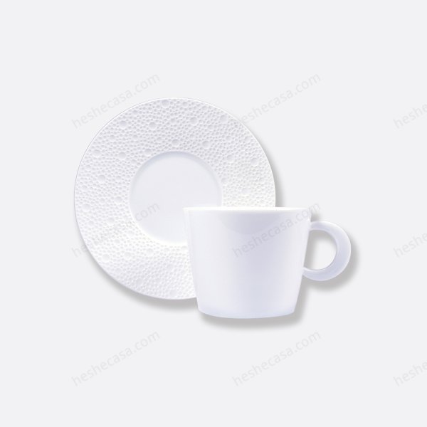 Ecume Teacup And Saucer 5.7 Oz 茶杯