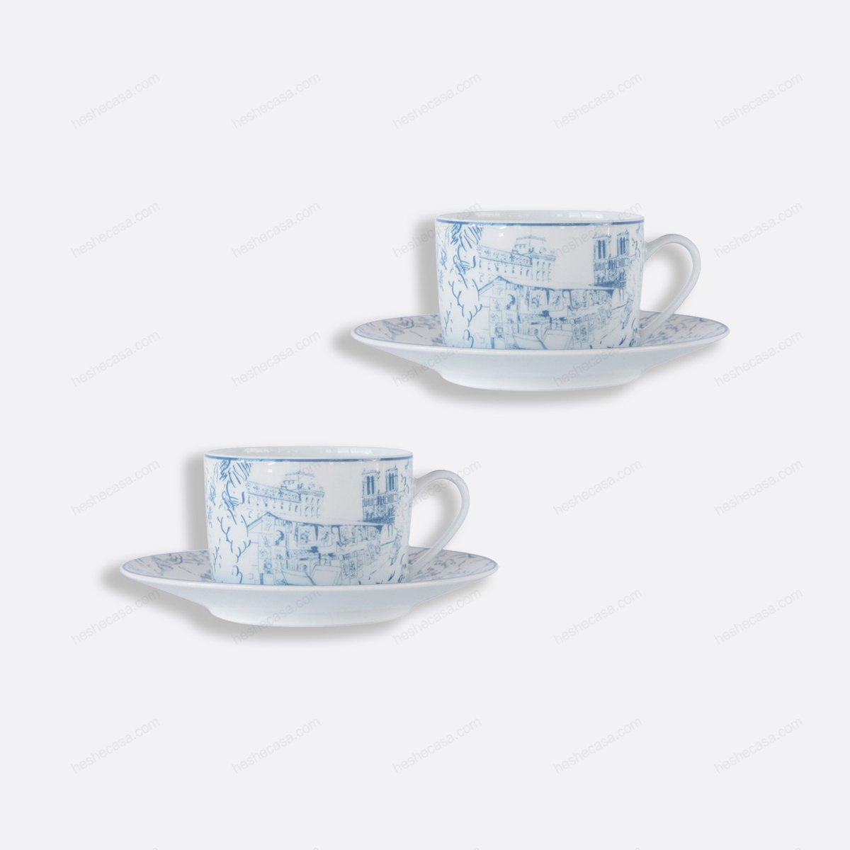 Tout Paris Set Of Tea Cups And Saucers 茶杯