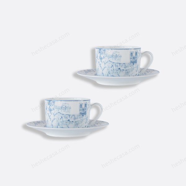 Tout Paris Set Of Tea Cups And Saucers 茶杯