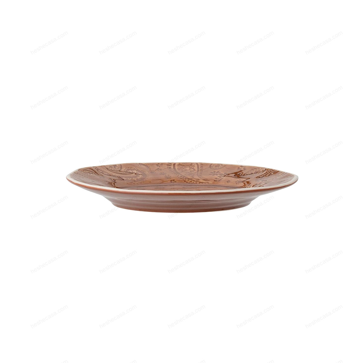 Rani Plate, Brown, Stoneware  盘子