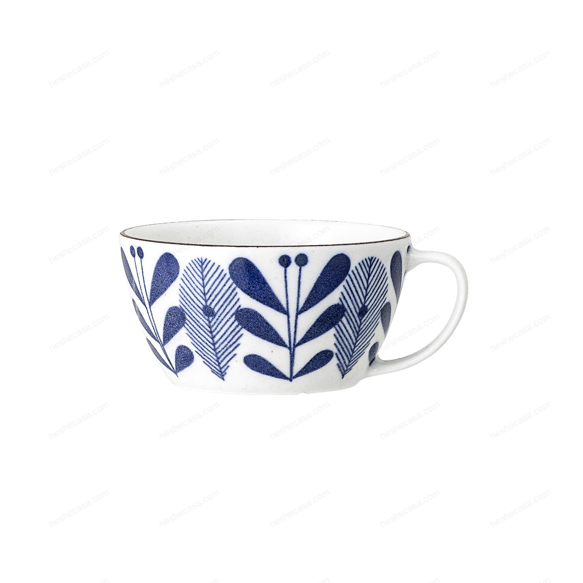 Camellia Cup, Blue, Porcelain 茶杯