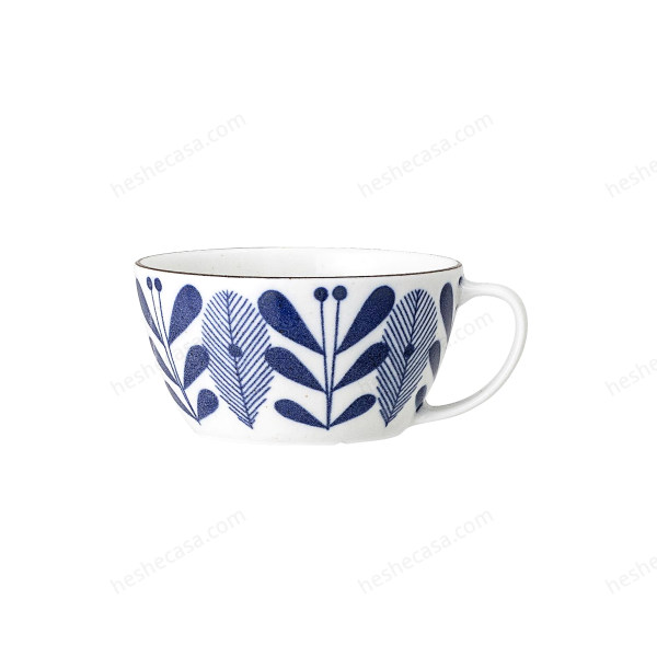 Camellia Cup, Blue, Porcelain 茶杯