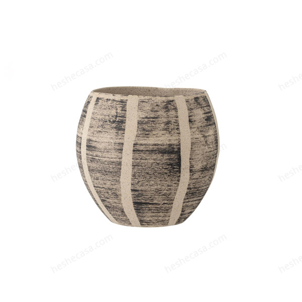 Madi Flowerpot, Brown, Stoneware花瓶