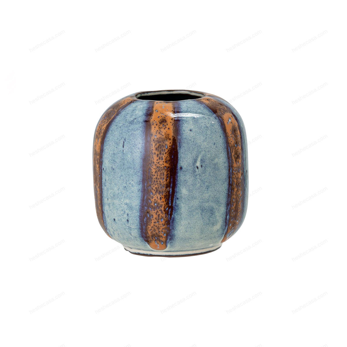 Magni Vase, Blue, Stoneware花瓶