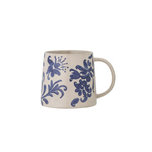 Petunia Mug, Blue, Stoneware 水杯