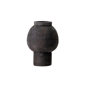 Mindi Deco Vase, Black, Terracotta花瓶