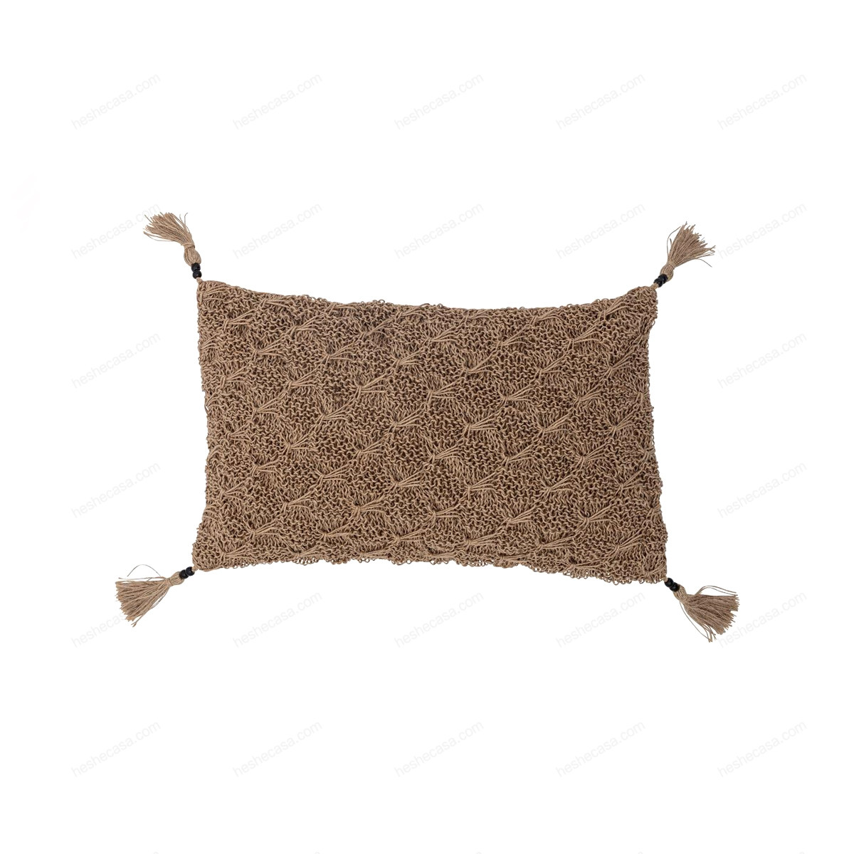 Lione Cushion, Brown, Cotton靠垫