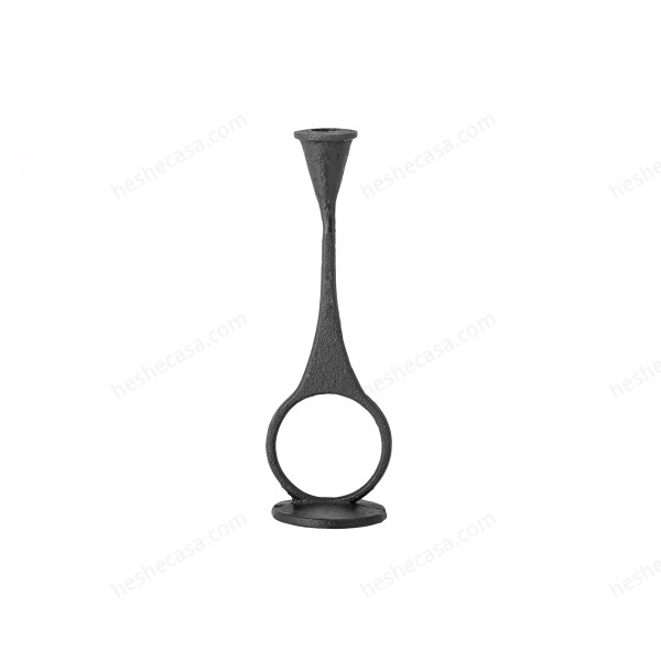 Ludo Candlestick, Black, Cast Iron香薰/蜡烛/烛台