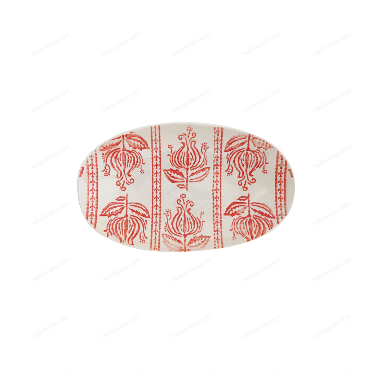 Viola Serving Plate, Red, Stoneware 盘子