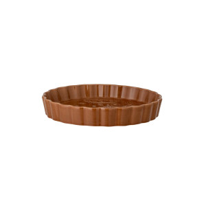 Rani Pie Dish, Brown, Stoneware  盘子