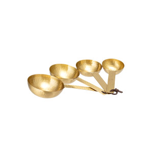 Roxy Spoon, Gold, Brass, Set Of 4 勺子套装