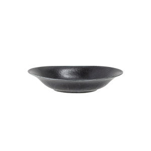 Yoko Soup Plate, Black, Porcelain 汤碗