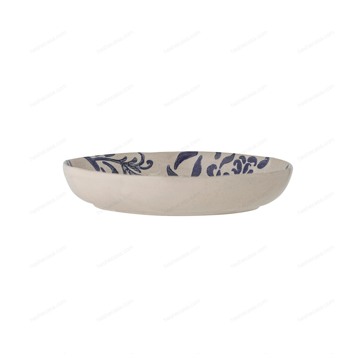 Petunia Serving Bowl, Blue, Stoneware 碗