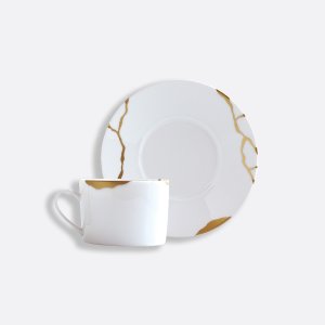 Kintsugi Tea Cup And Saucer 5 Oz 茶杯