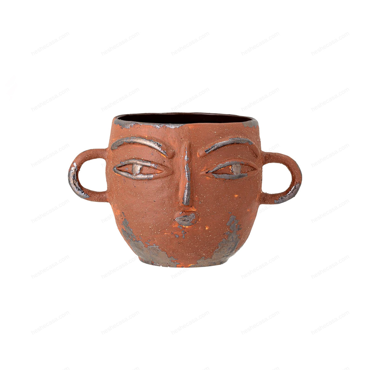 Lo Flowerpot, Brown, Stoneware花瓶