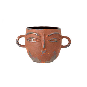 Lo Flowerpot, Brown, Stoneware花瓶