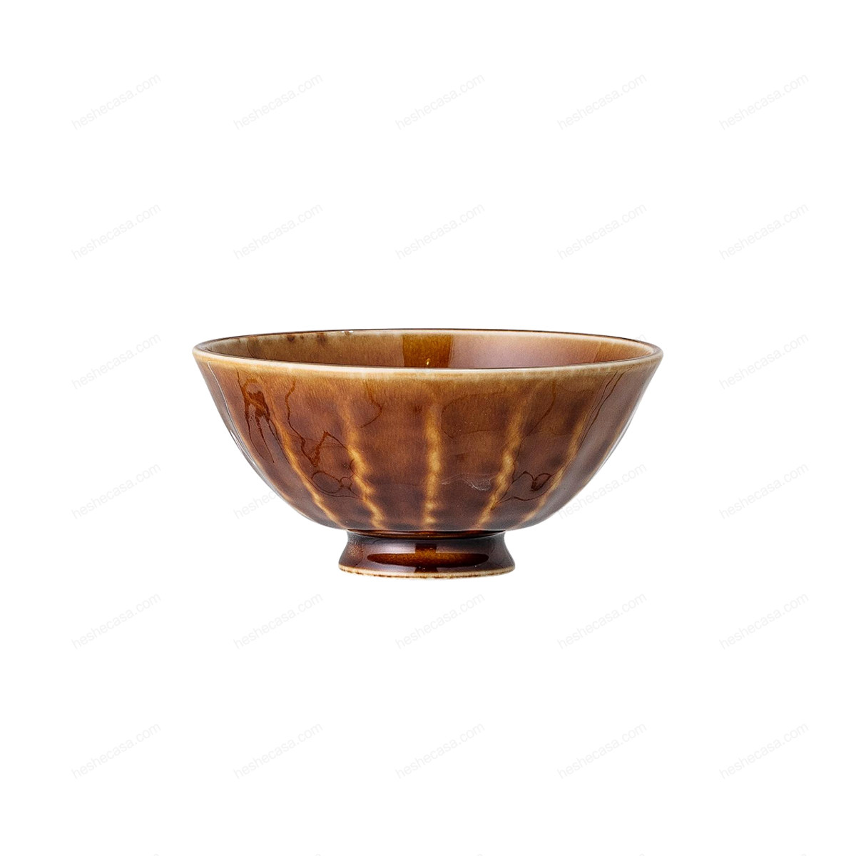 Camellia Bowl, Brown, Porcelain 碗