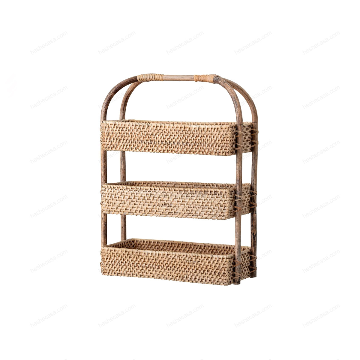 Manabi Basket, Nature, Rattan 收纳篮