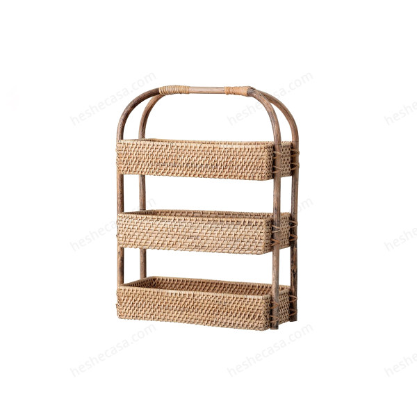 Manabi Basket, Nature, Rattan 收纳篮