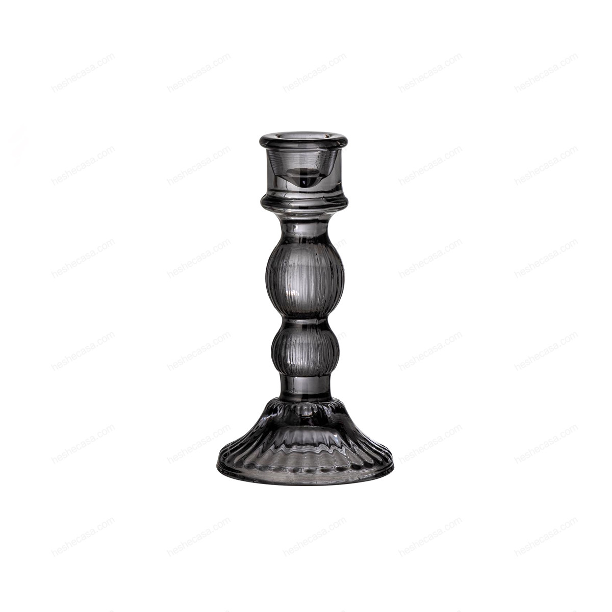 Litus Candlestick, Black, Glass香薰/蜡烛/烛台