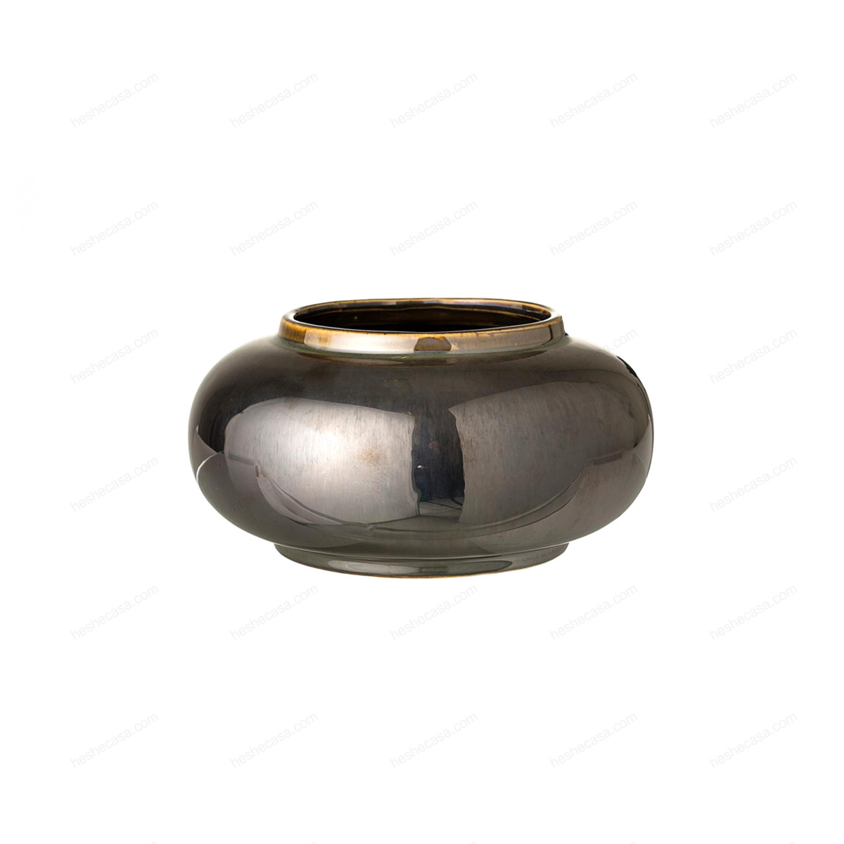 Lorisa Flowerpot, Brown, Stoneware花瓶