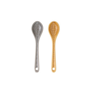 Rani Spoon, Yellow, Stoneware 勺子