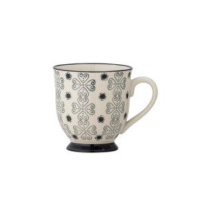 Poppy Mug, Black, Stoneware 水杯