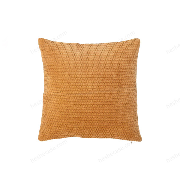 Luba Cushion, Yellow, Cotton靠垫