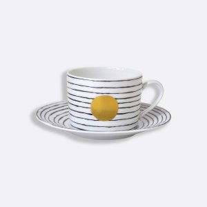 Aboro Tea Cup And Saucer 5 Oz 茶杯