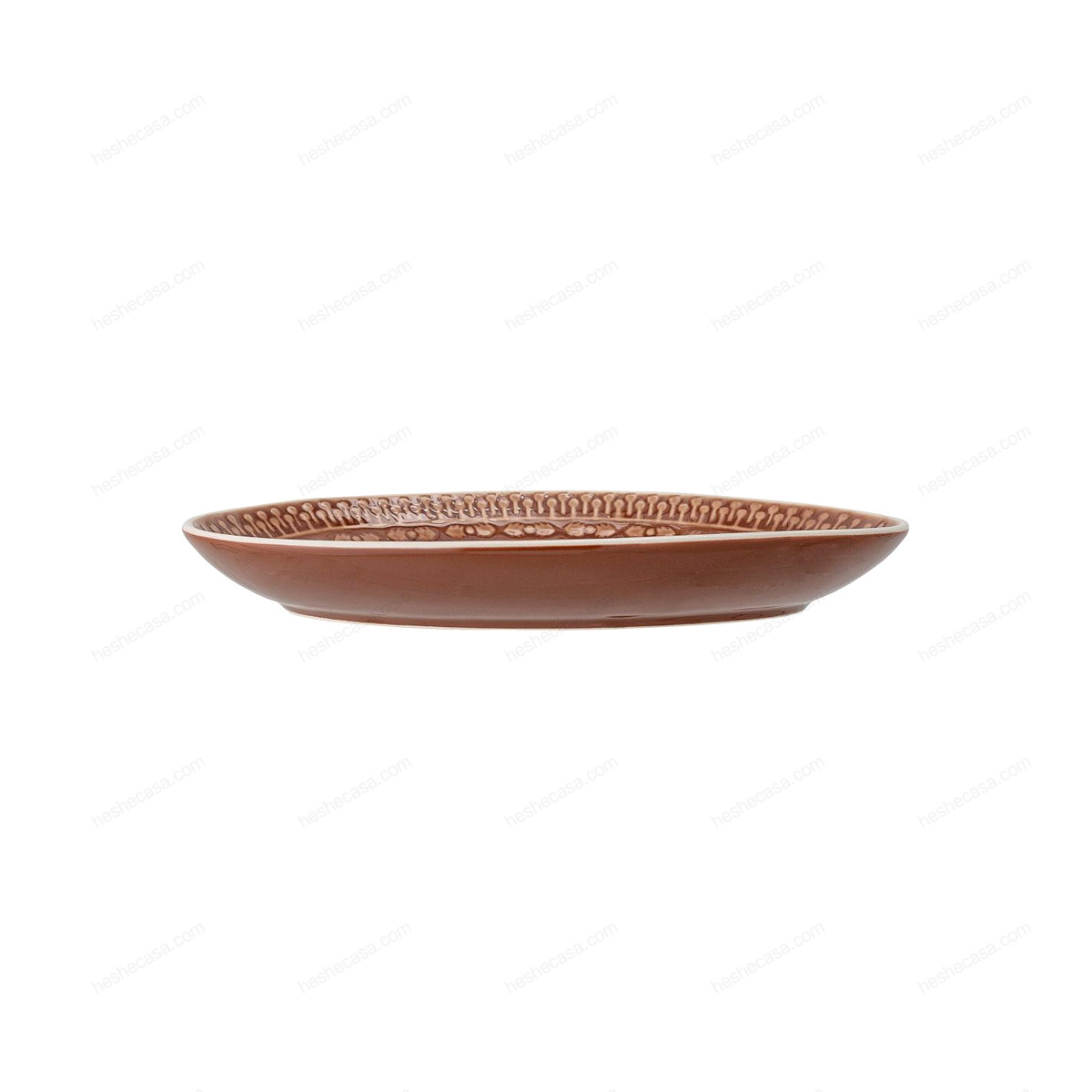 Rani Serving Plate, Brown, Stoneware 盘子