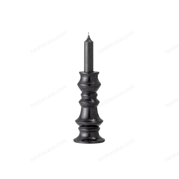 Illari Candlestick, Black, Soapstone香薰/蜡烛/烛台