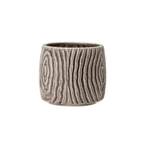 Hena Flowerpot, Grey, Stoneware花瓶