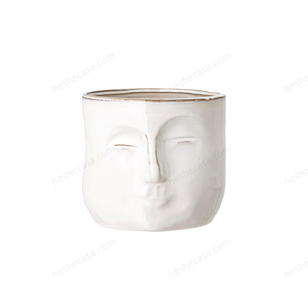 Ignacia Flowerpot, White, Stoneware花瓶
