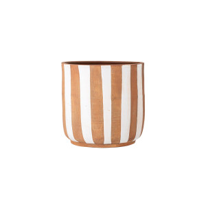 Joni Deco Flowerpot, White, Terracotta花瓶