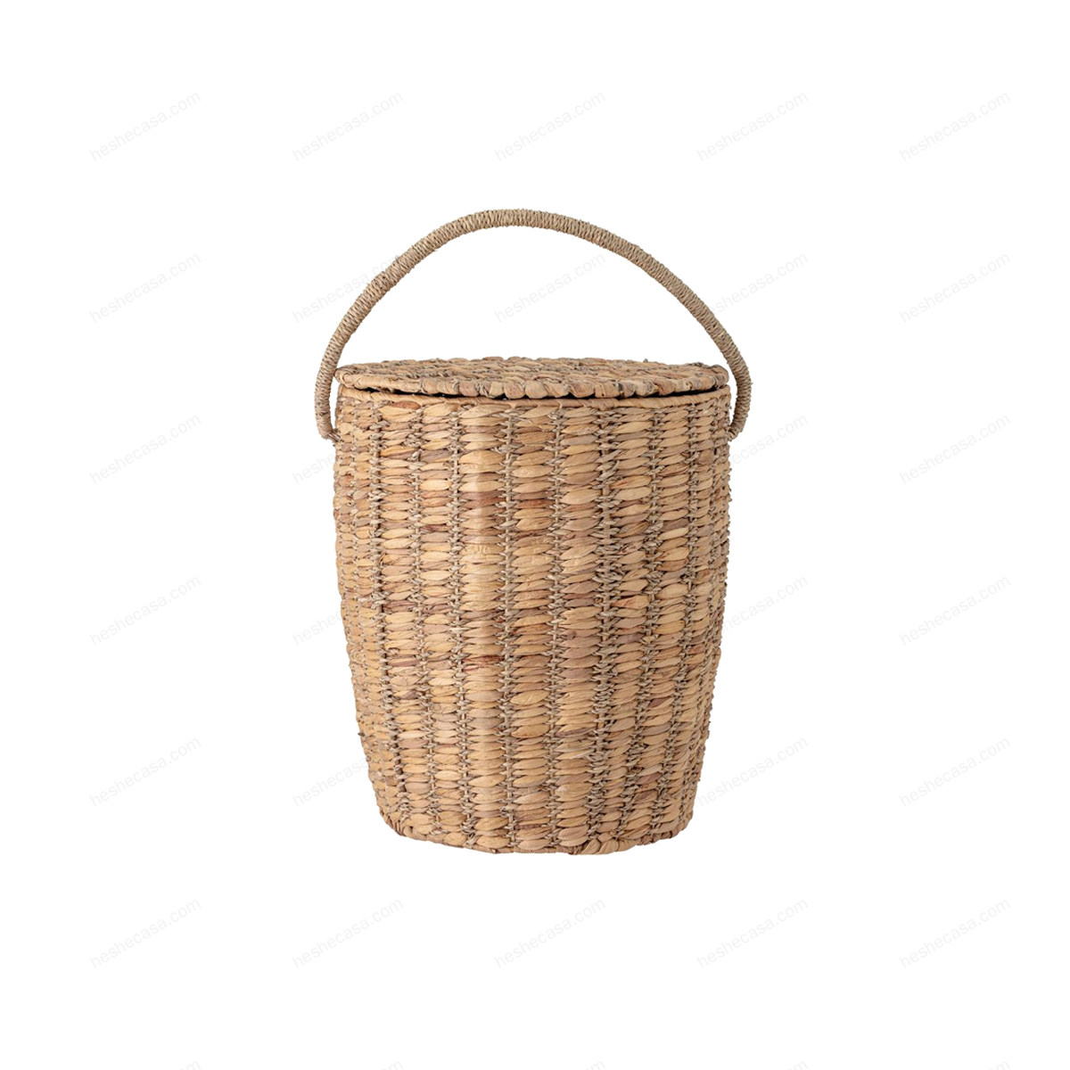 Gulla Basket WLid, Nature, Water Hyacinth 收纳篓