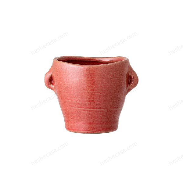 Kastor Flowerpot, Red, Stoneware花瓶