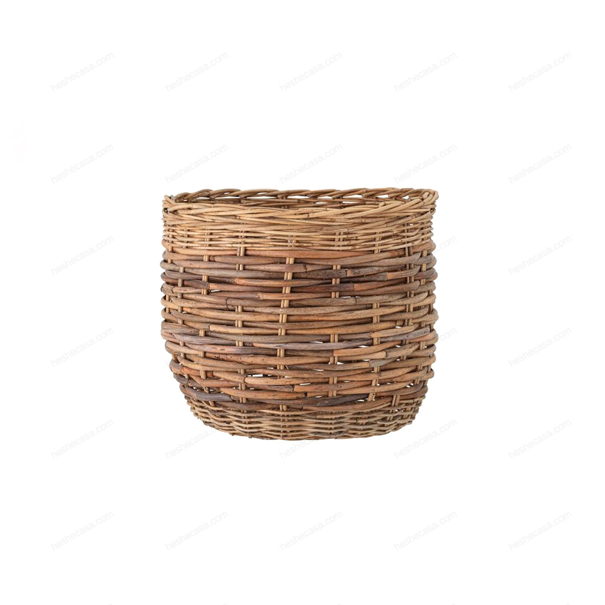 Lalou Basket, Brown, Rattan 收纳篓