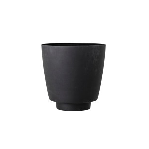 Ilion Flowerpot, Black, Metal花瓶