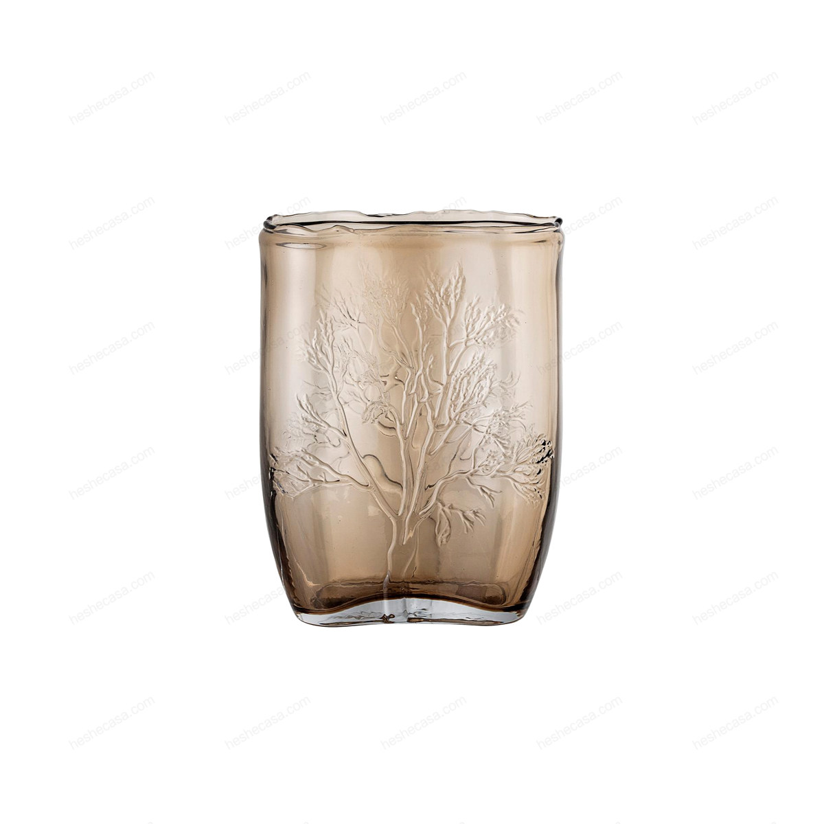 Jara Vase, Brown, Glass花瓶