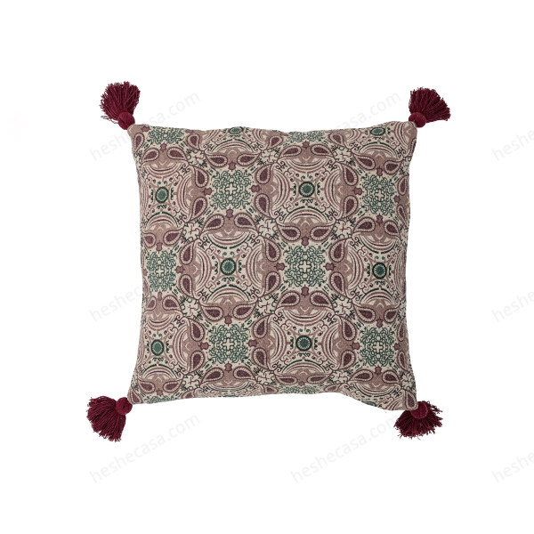 Fibi Cushion, Purple, Recycled Cotton靠垫