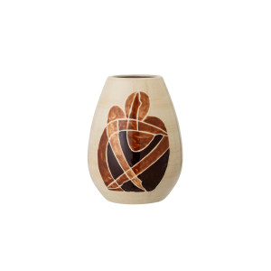 Jona Vase, Brown, Stoneware花瓶