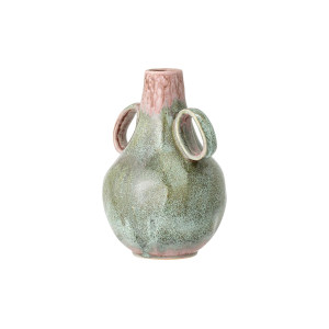 Ibbi Vase, Green, Stoneware花瓶