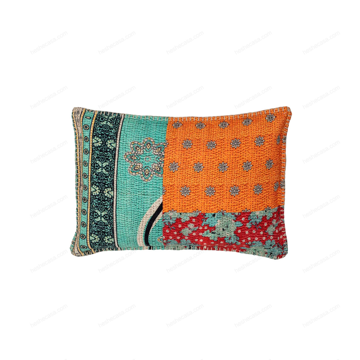 Jasser Cushion, Blue, Cotton靠垫