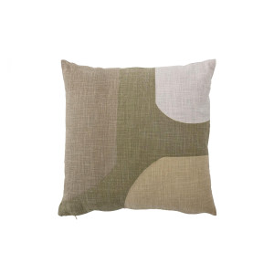 Kuni Cushion, Green, Cotton靠垫