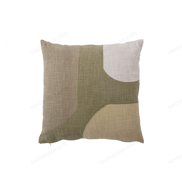 Kuni Cushion, Green, Cotton靠垫