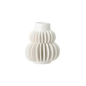 Halfdan Vase, White, Stoneware花瓶
