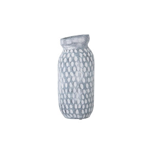 Jac Deco Vase, White, Ceramic花瓶